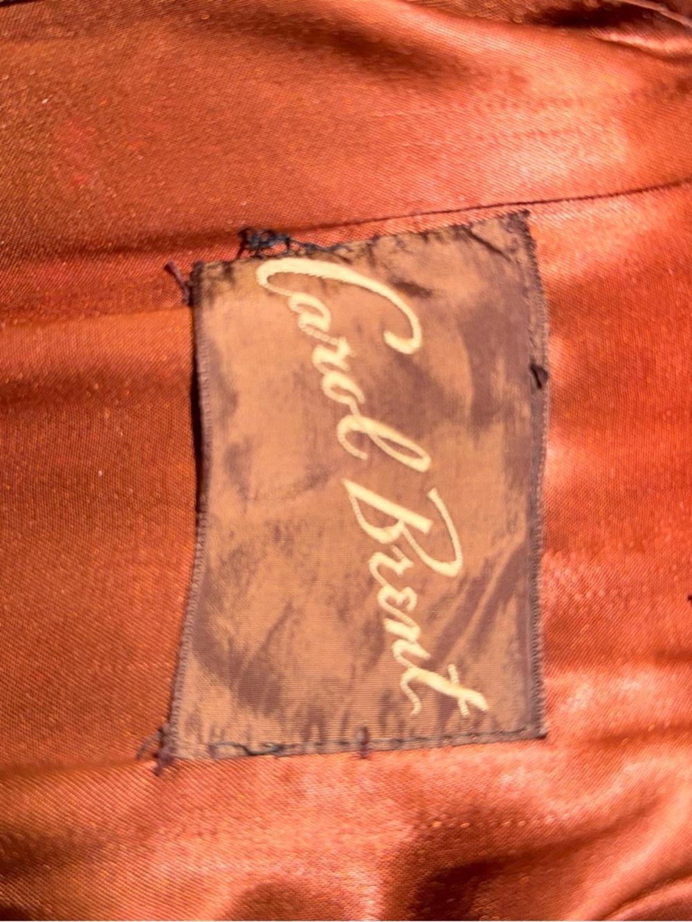 Vintage Mink Fur Coat Real Fur Brown Carol Brent 60s Mid Length Classic Coat - Picture 15 of 16